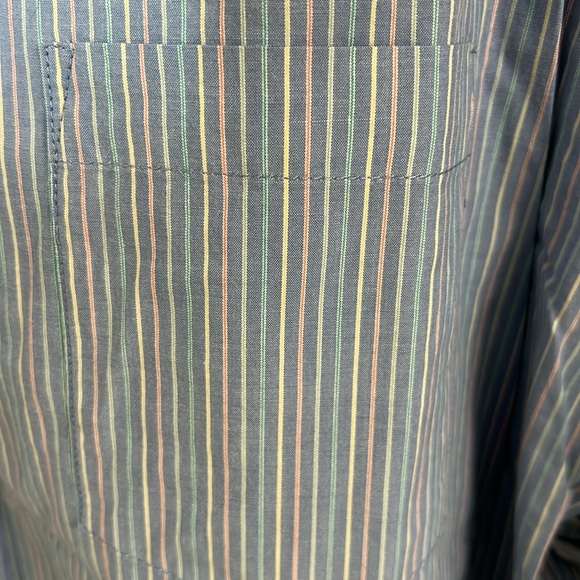 Merona Casual Button Down Blue XXL - Picture 3 of 3